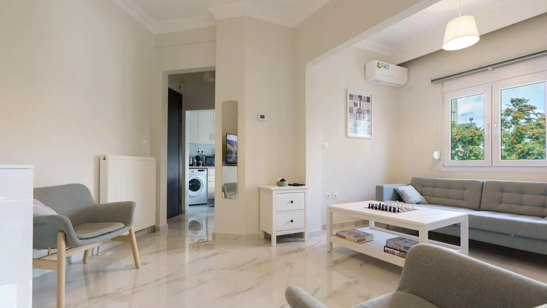 White Luxury Apartment contacts